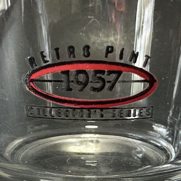 Vintage Budweiser King of Beers Bud Retro 1957 Libbey Glass Tumbler Pint Stein - Picture 3 of 12
